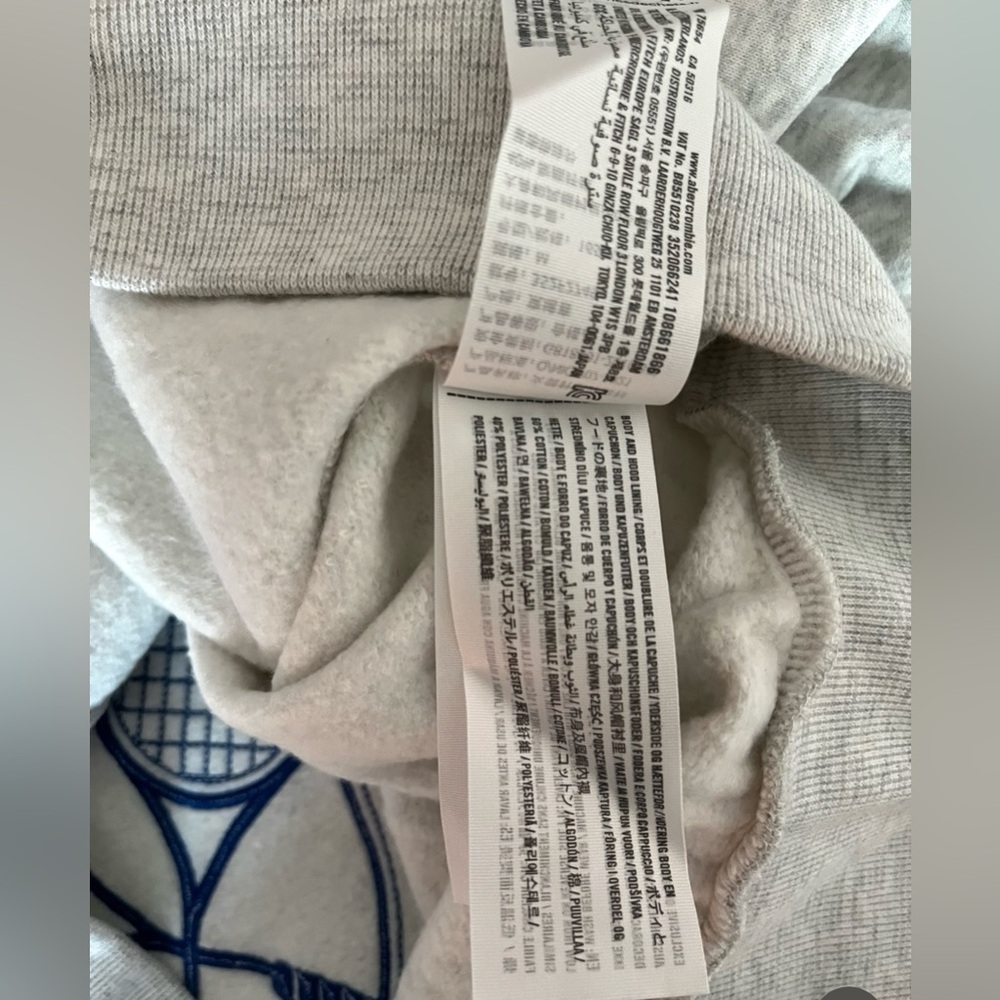 NWT Women’s Hollister Hoodie zip Sweatshirt “Hamptons Tennis” soft size M - Picture 5 of 7